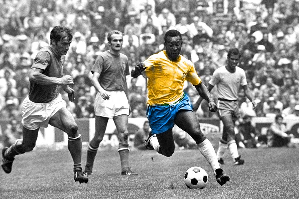 Pelé - o jogador com mais hat tricks no mundo Pelé - o jogador com mais hat tricks no mundo